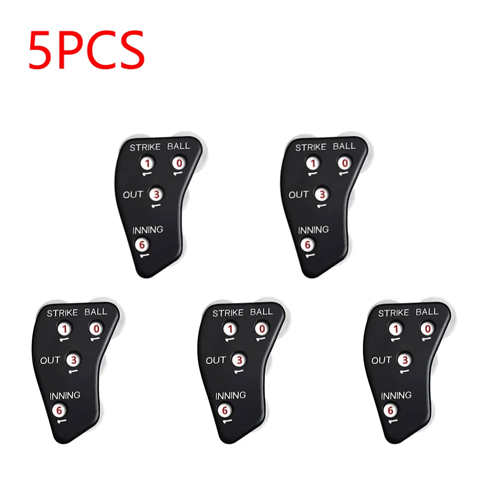 1-5pcs Umpire Gear 4 Wheel Baseball Umpire Clicker Handheld Baseball Softball Game Counter Referee Indicator Baseball Clicker