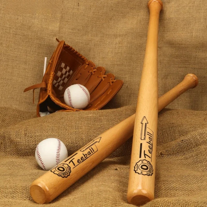 21 inch Solid Wood Baseball Bat Professional Hardwood Baseball Stick Softball Outdoor Sports Fitness Equipment Self-Defense Gear