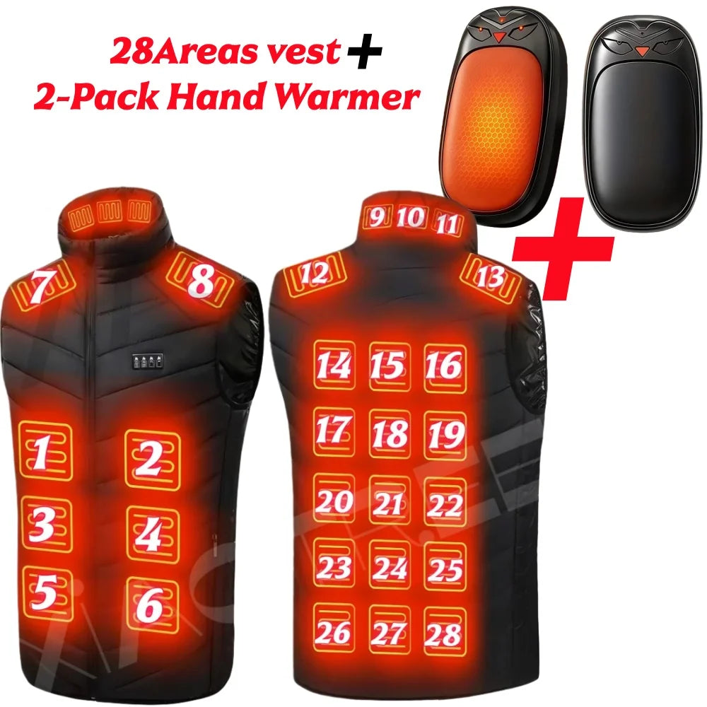 Heated Vest Men Jacket Womens Usb