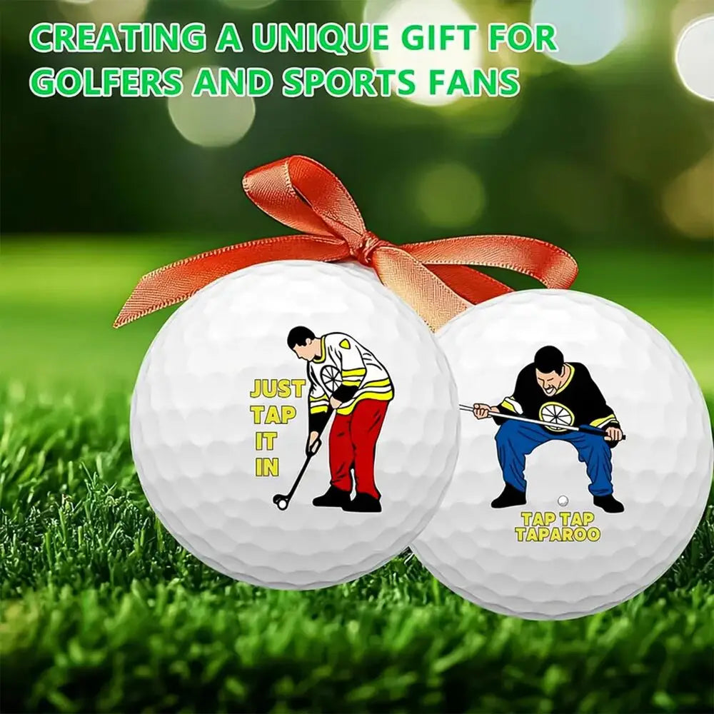 4 Funny Golf Balls Gift Set