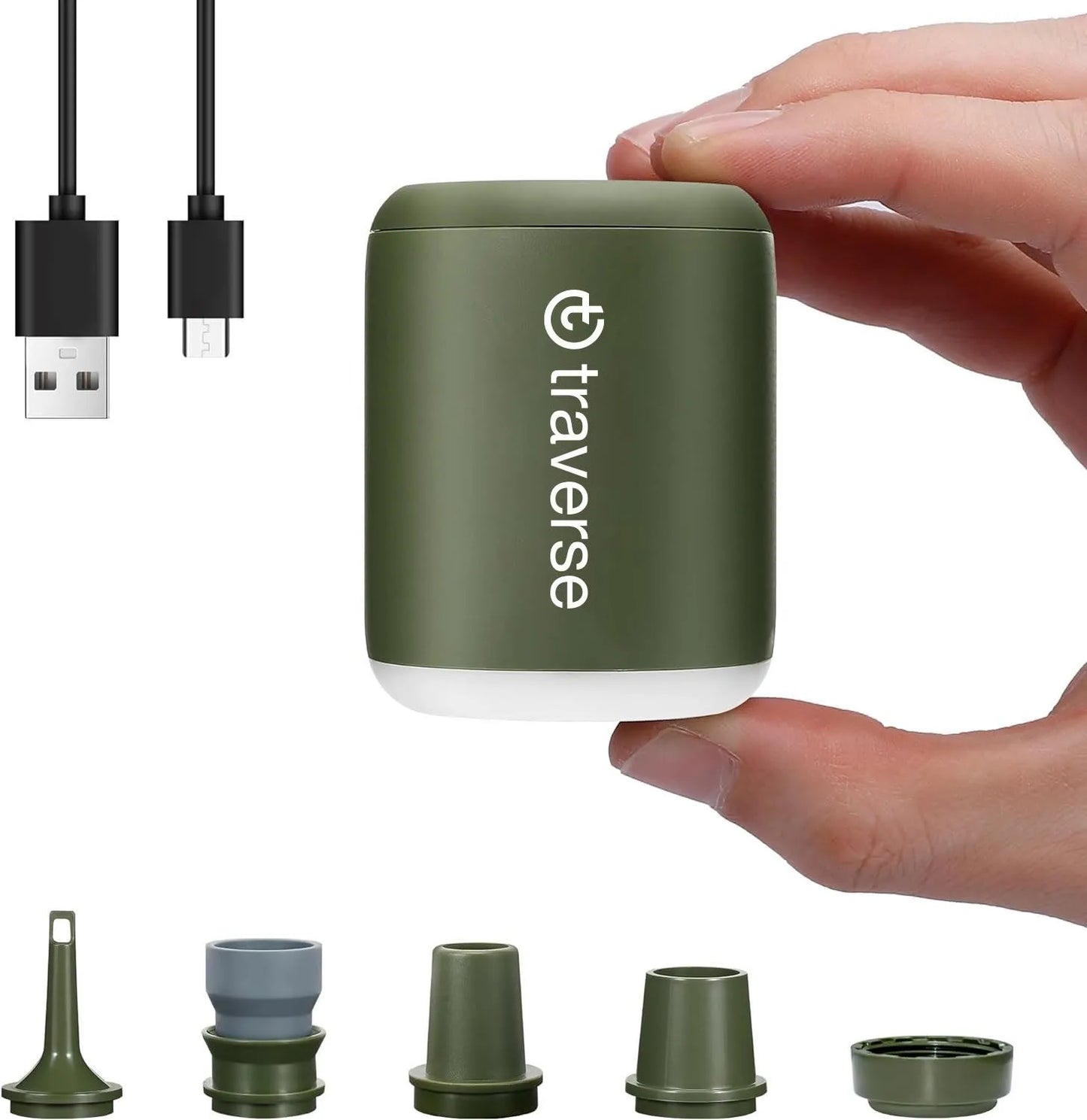 Nano Inflatable Pump with Built-In Lantern