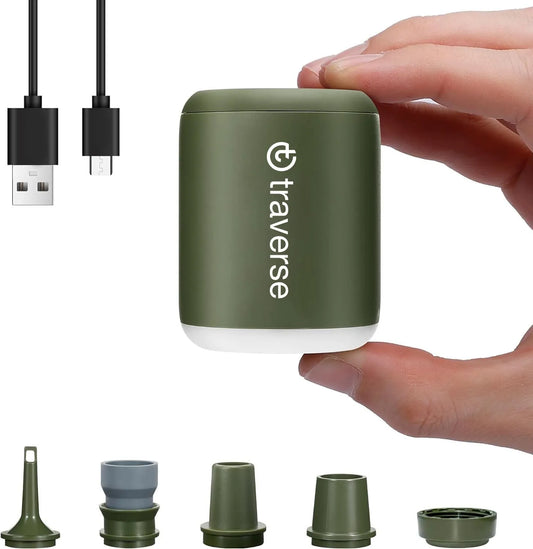 Nano Inflatable Pump with Built-In Lantern