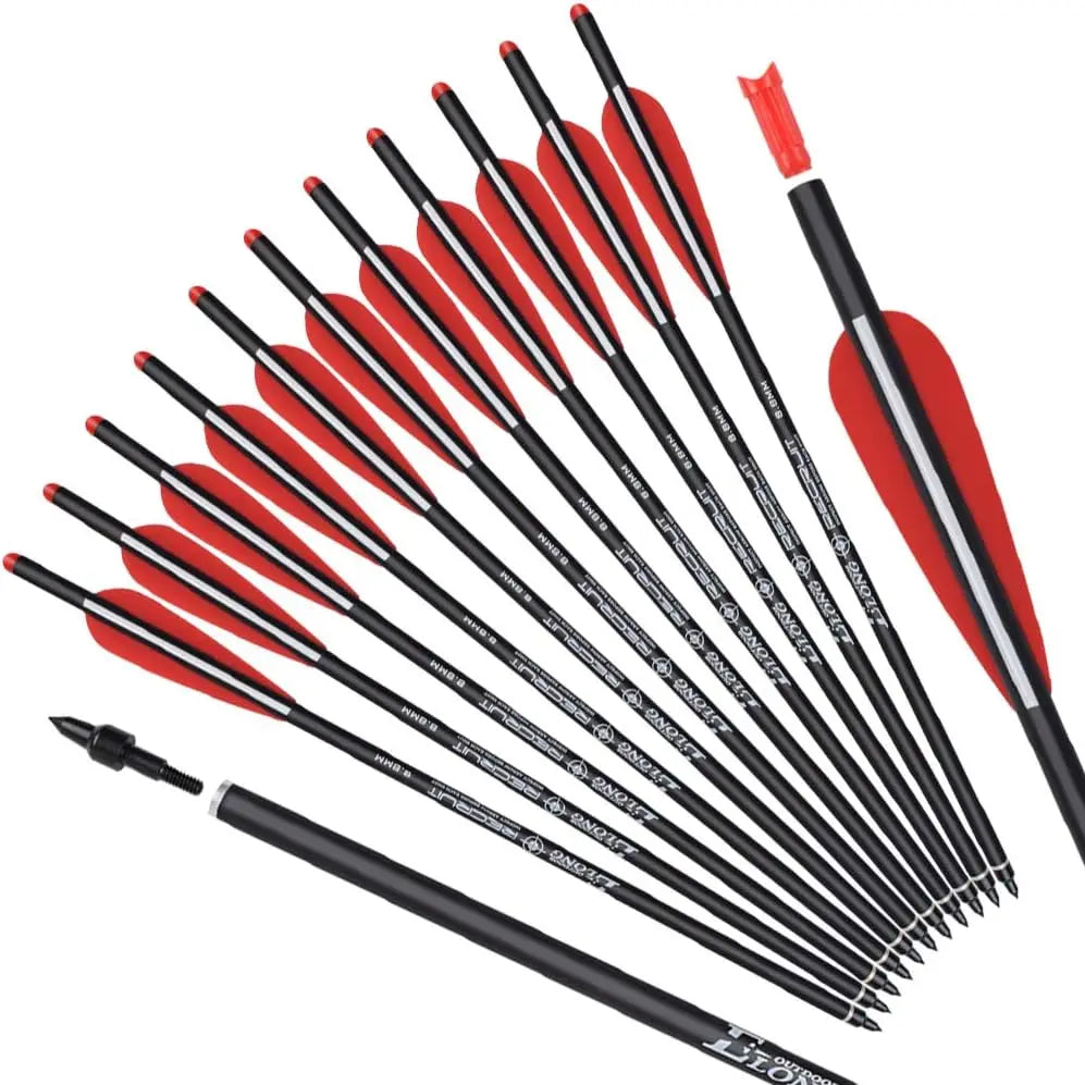 12pcs Crossbow Carbon Arrows 20 22 inch