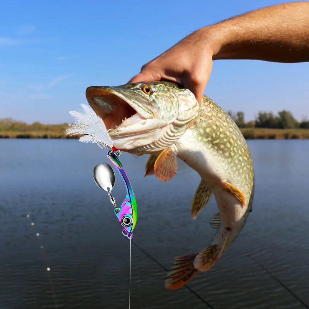 Spinner Bait Metal Fishing Lure