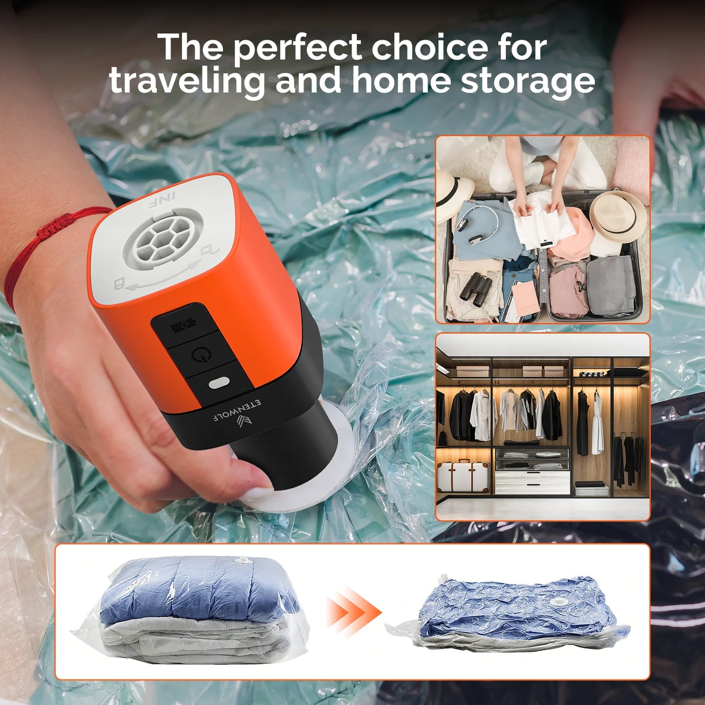 Electric Air Pump Camping Light