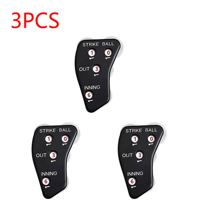 1-5pcs Umpire Gear 4 Wheel Baseball Umpire Clicker Handheld Baseball Softball Game Counter Referee Indicator Baseball Clicker