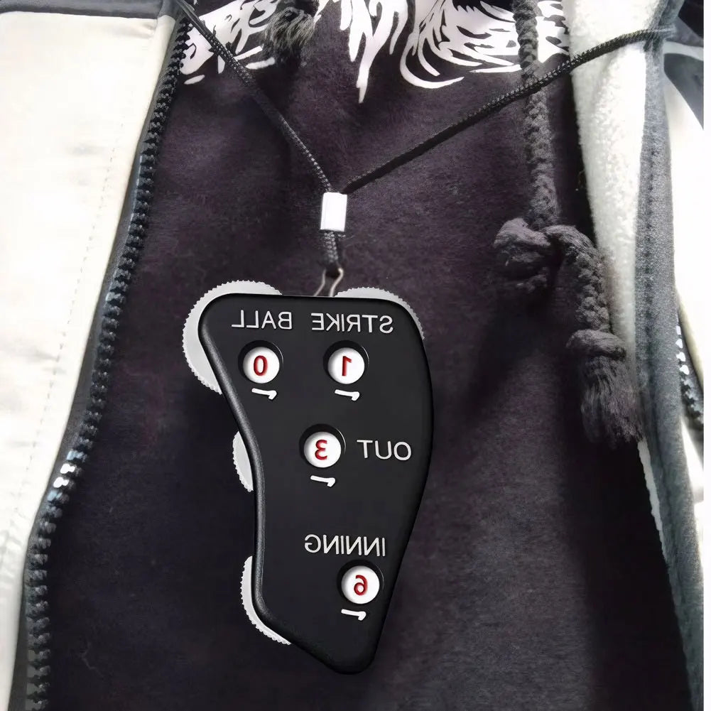 1-5pcs Umpire Gear 4 Wheel Baseball Umpire Clicker Handheld Baseball Softball Game Counter Referee Indicator Baseball Clicker