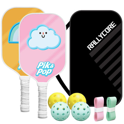 Family Set  2 Rackets, 4 Balls & Carry Bag