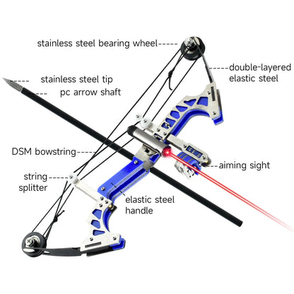 Mini Archery Bow Set 9.8"