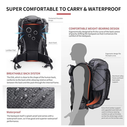 Outdoor Mountain Backpack 60+5L