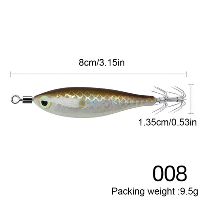 Squid Jig Hook Fishing Lure Luminous