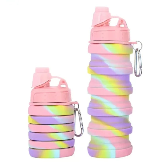 Outdoors Silicone Folding Cup with Hanging Hole Creative Water Cup Travel Portable Washing Cup Fashion Travel Silicone Cup