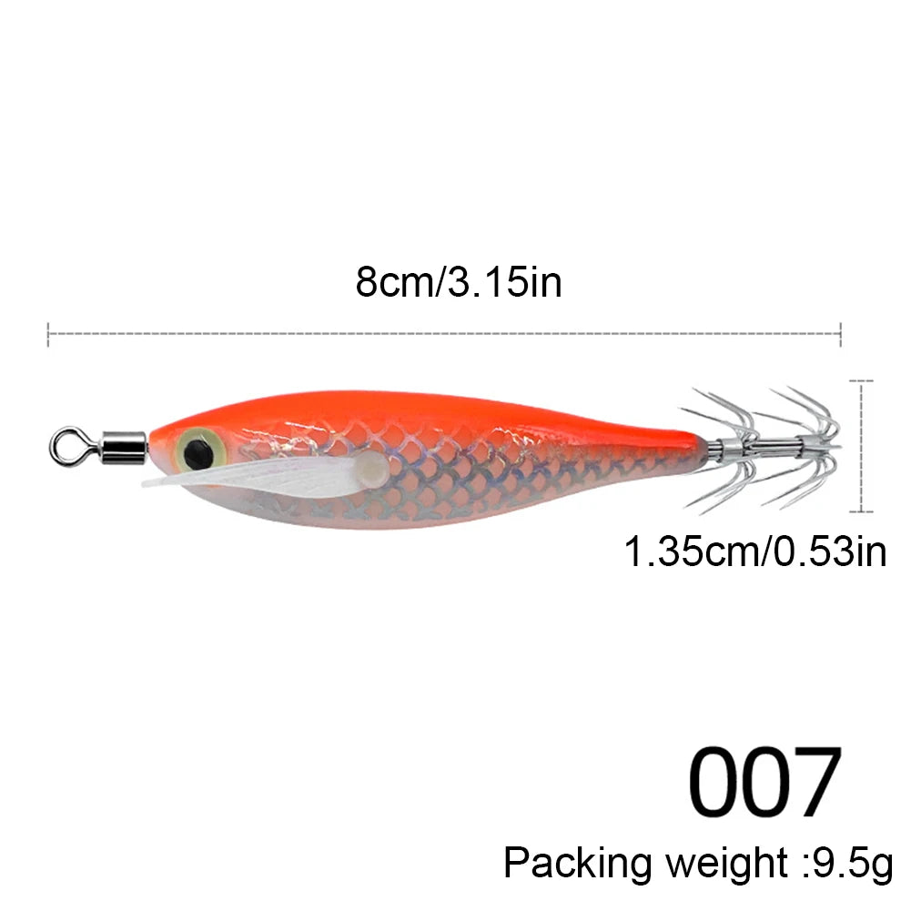 Squid Jig Hook Fishing Lure Luminous