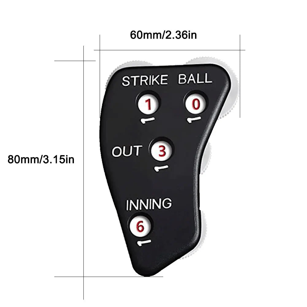 1-5pcs Umpire Gear 4 Wheel Baseball Umpire Clicker Handheld Baseball Softball Game Counter Referee Indicator Baseball Clicker