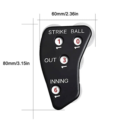 1-5pcs Umpire Gear 4 Wheel Baseball Umpire Clicker Handheld Baseball Softball Game Counter Referee Indicator Baseball Clicker