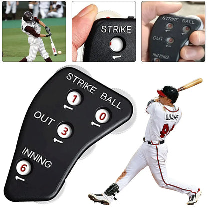 1-5pcs Umpire Gear 4 Wheel Baseball Umpire Clicker Handheld Baseball Softball Game Counter Referee Indicator Baseball Clicker