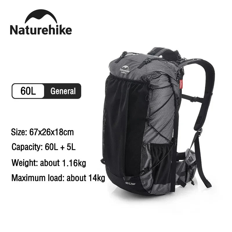 Outdoor Mountain Backpack 60+5L