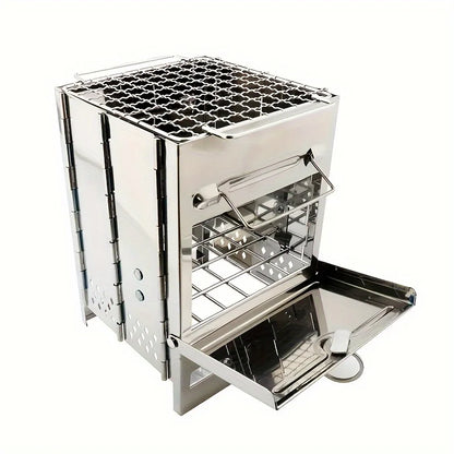 Portable Stainless Steel Firewood Stove