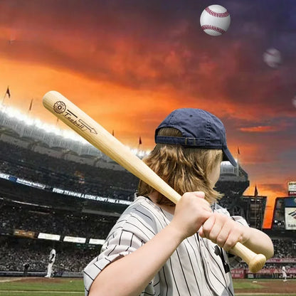 21 inch Solid Wood Baseball Bat Professional Hardwood Baseball Stick Softball Outdoor Sports Fitness Equipment Self-Defense Gear