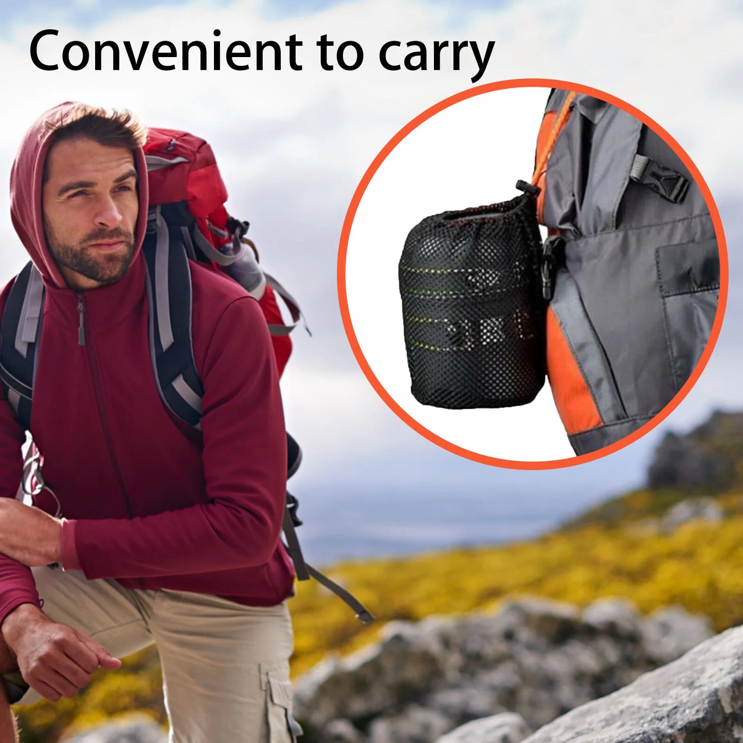 Portable Camping Cookware Set with Utensils