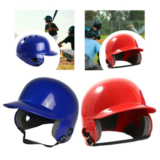 Baseball Batting Helmet Shock Absorbing 12.2x8.27x8.27inch Double Eear Guard for Game Sports Outdoors Training Competition