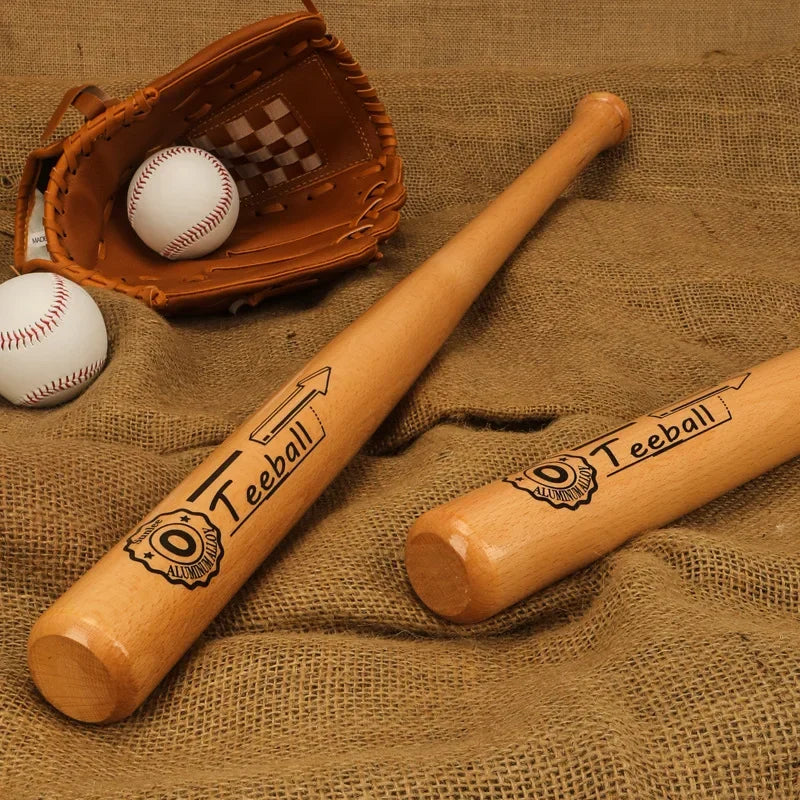 21 inch Solid Wood Baseball Bat Professional Hardwood Baseball Stick Softball Outdoor Sports Fitness Equipment Self-Defense Gear
