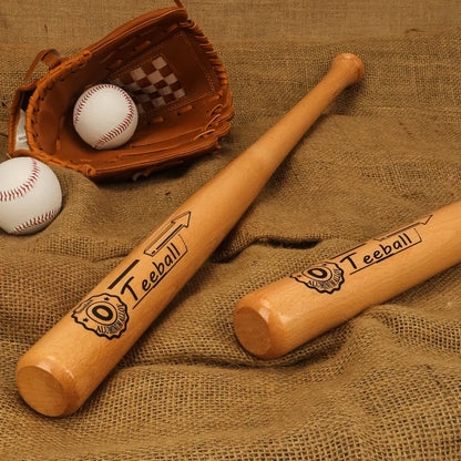 21 inch Solid Wood Baseball Bat Professional Hardwood Baseball Stick Softball Outdoor Sports Fitness Equipment Self-Defense Gear