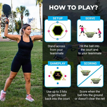 H-Pickleball Yard Game