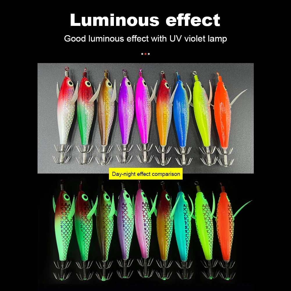 Squid Jig Hook Fishing Lure Luminous