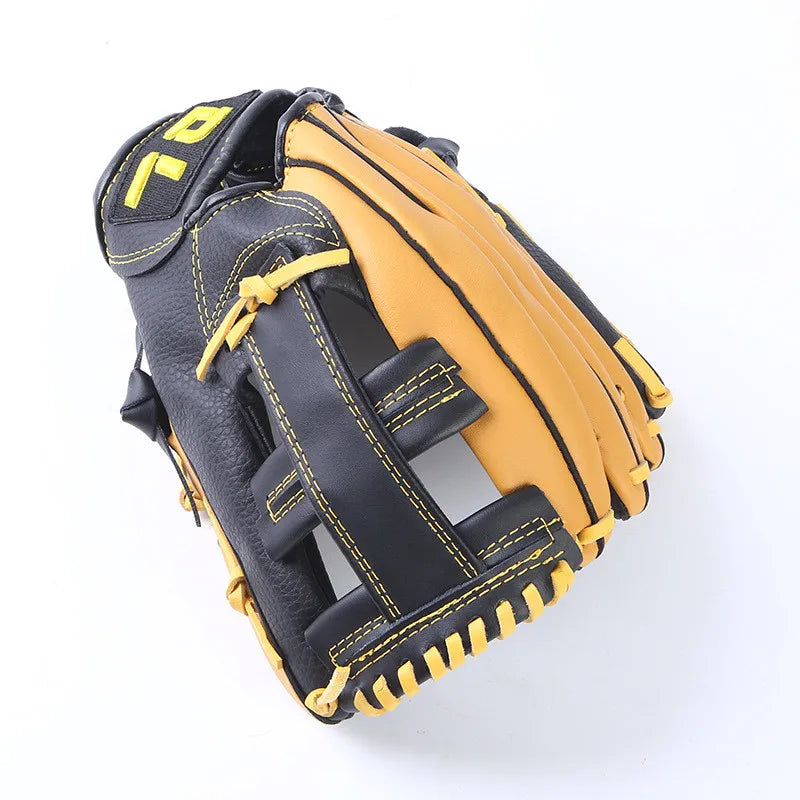 Professional Baseball Gloves 11.5/12.5inch Youths Adults Genuine Leather Baseball Mitt Gear Softball Training Catcher Gloves