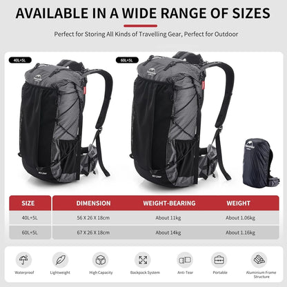 Outdoor Mountain Backpack 60+5L