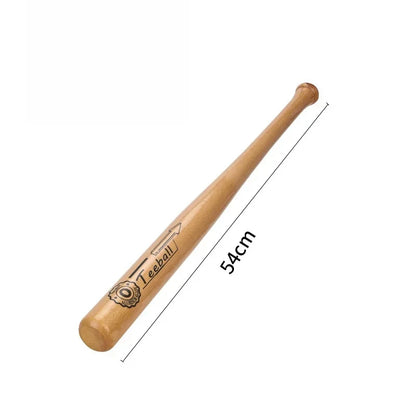 21 inch Solid Wood Baseball Bat Professional Hardwood Baseball Stick Softball Outdoor Sports Fitness Equipment Self-Defense Gear