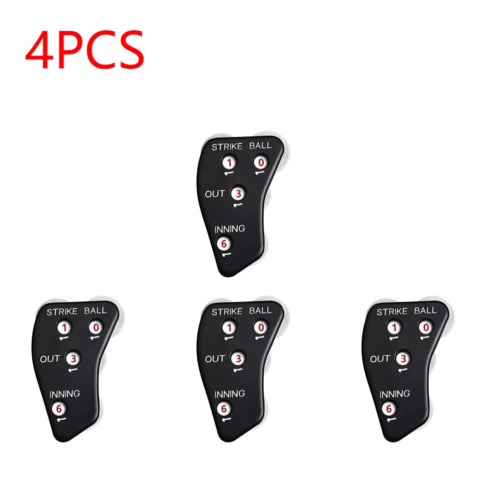 1-5pcs Umpire Gear 4 Wheel Baseball Umpire Clicker Handheld Baseball Softball Game Counter Referee Indicator Baseball Clicker