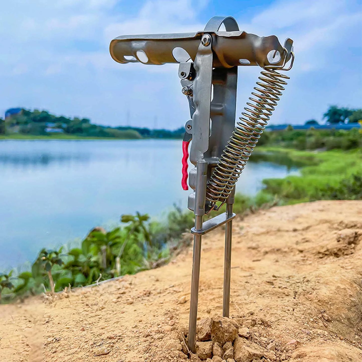 Automatic Fishing Rod Support Stand