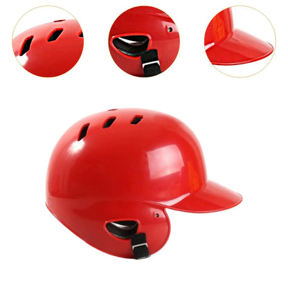 Baseball Batting Helmet Shock Absorbing 12.2x8.27x8.27inch Double Eear Guard for Game Sports Outdoors Training Competition