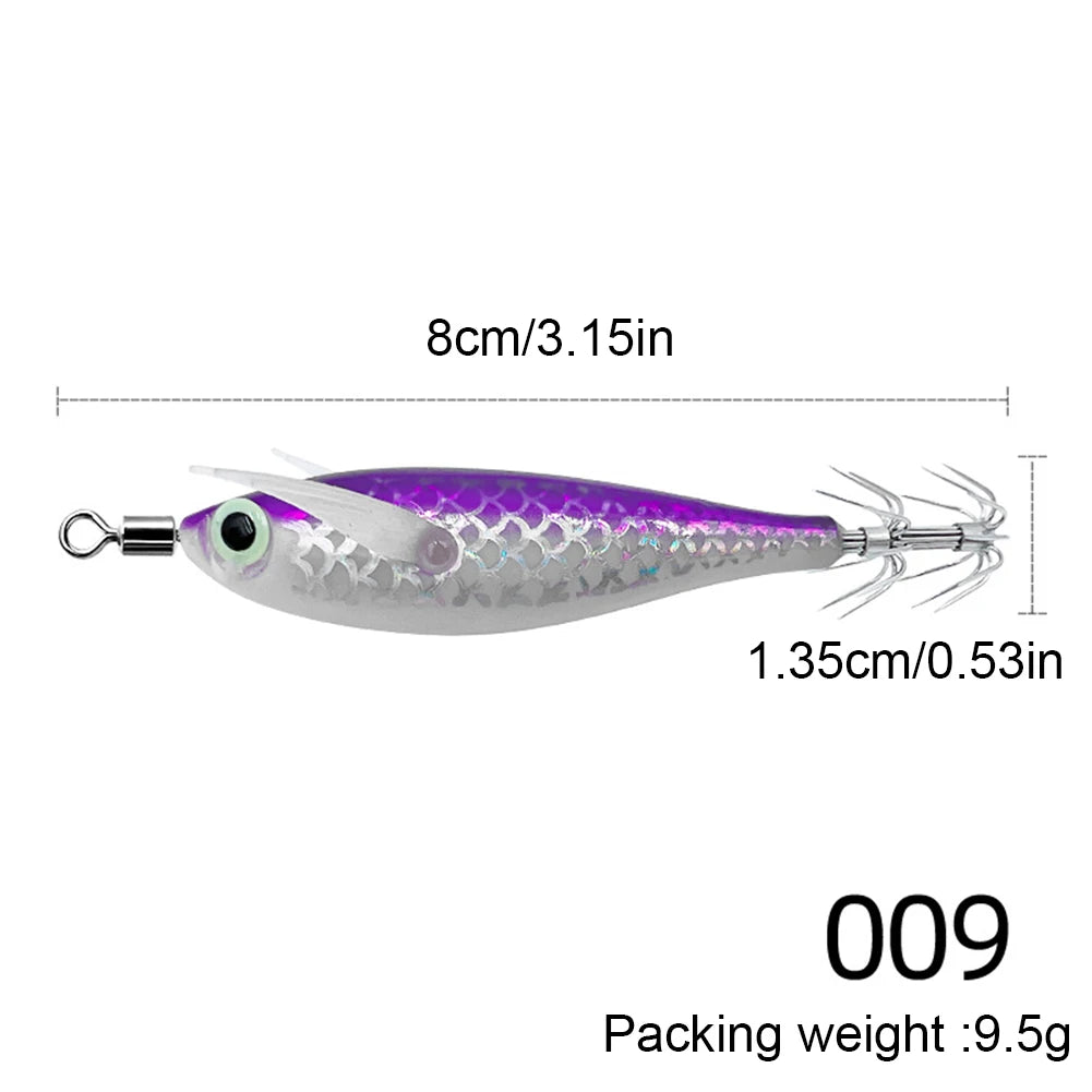 Squid Jig Hook Fishing Lure Luminous