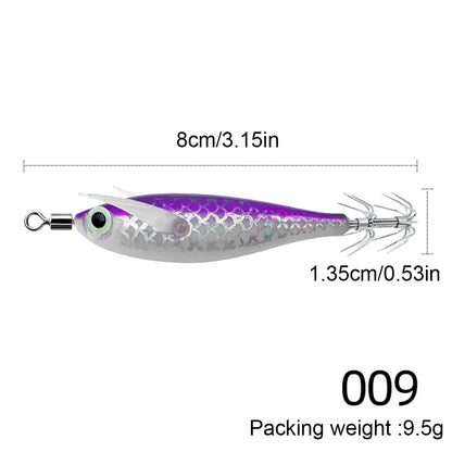 Squid Jig Hook Fishing Lure Luminous