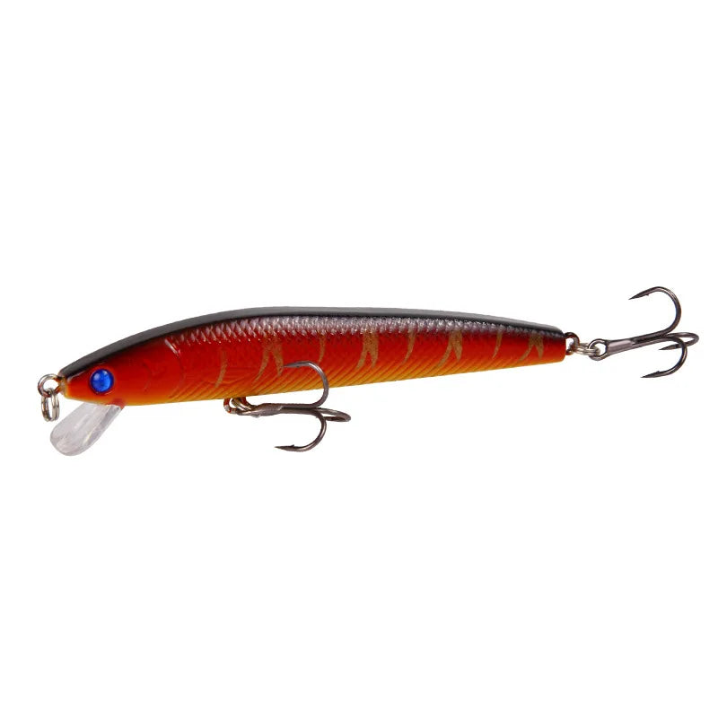 10Pcs Long Tail Minnow Lure