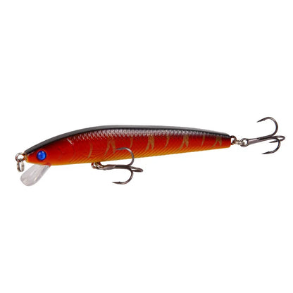 10Pcs Long Tail Minnow Lure