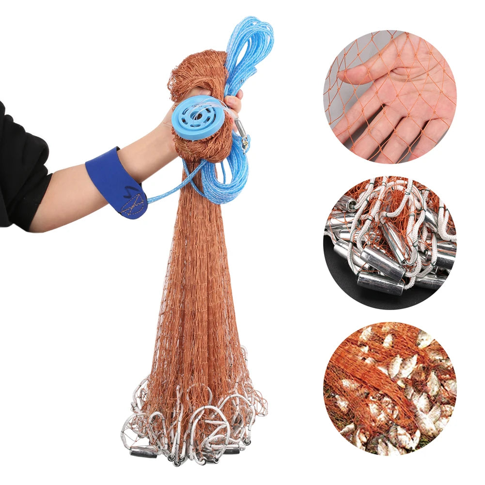 Hand Cast Net Easy Throw 3.6/4.8M