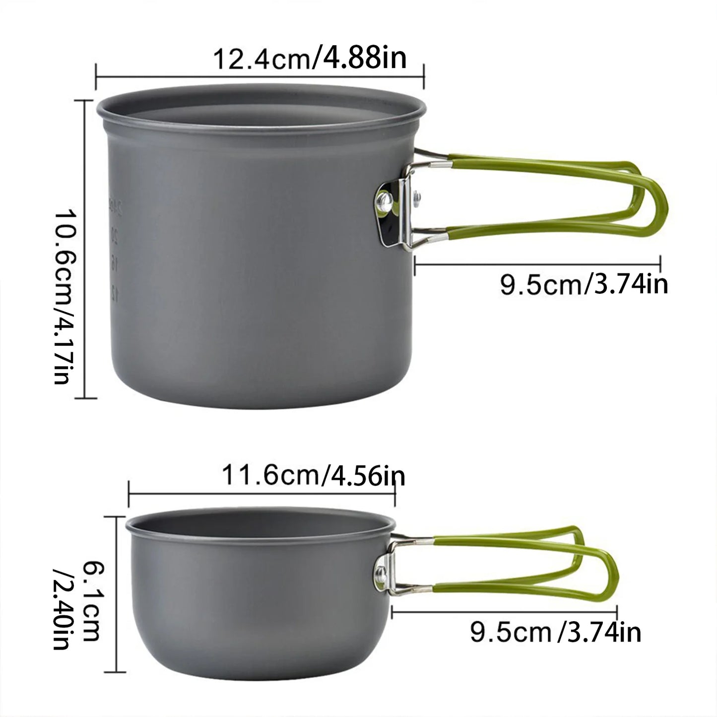Portable Camping Cookware Set with Utensils
