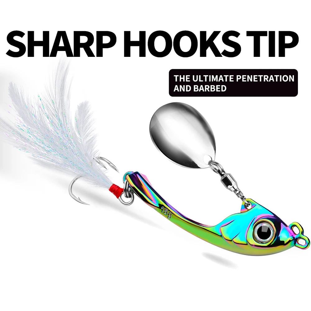 Spinner Bait Metal Fishing Lure