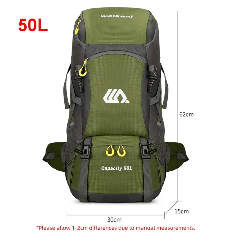 50L Backpack Men Large Hiking Bag