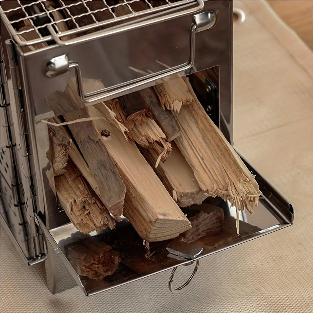 Portable Stainless Steel Firewood Stove
