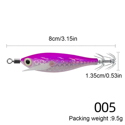 Squid Jig Hook Fishing Lure Luminous